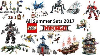 All Lego Ninjago Movie Summer Sets 2017 Compilation  Lego Speed Build Review [upl. by Frohne]