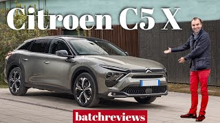 Citroen C5 X indepth review – Comfy quirky and brilliant  batchreviews James Batchelor [upl. by Dachia]