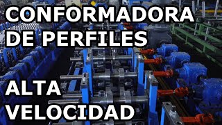 LATAMSTEEL  CONFORMADORA PERFILES CORREAS C U y Z AUTOMATICA [upl. by Ranip]