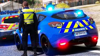 GTALSPDFR ERI  ÉQUIPE RAPIDE DINTERVENTION  MEGANE RS  GENDARMERIE NATIONALE 203 [upl. by Naugal]