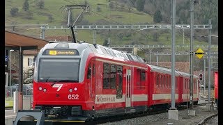 Winter Train Ride through the Jura Mountains Part 2 [upl. by Lisk]