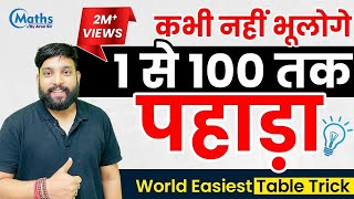 1 से 100 तक Table याद करने की सबसे आसान Trick  1 to 100 Tables  1 to 100 Tables Trick By Arun Sir [upl. by Roselin879]