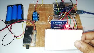 RFID Based Solenoid Door Lock using Arduino [upl. by Starbuck]