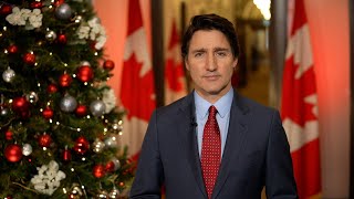 Prime Minister Trudeaus message on Christmas [upl. by Demmahum161]