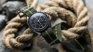 The Perfect Straps For Your Speedy  Omega Speedmaster 3861 Strap Showcase [upl. by Nylsirhc]