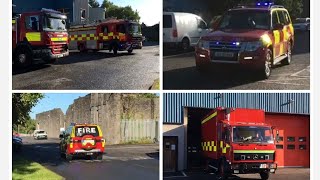 TURNOUT Sligo Town Fire Station J2 A1 amp G1 [upl. by Yorick]