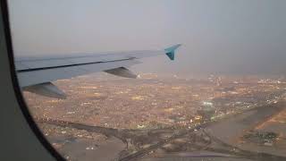 Jazeera Airways A320200 Takeoff Kuwait to Dubai [upl. by Adihsaar]