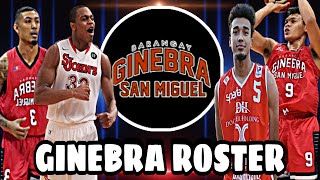 GINEBRA GIN KINGS UPDATED ROSTER FOR 2023 PBA GOVERNORS CUP [upl. by Euqinim]