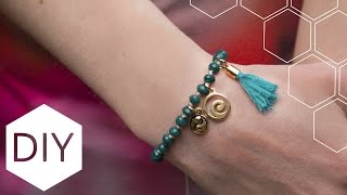 DIY sieraden maken met Kralenhoekje  Geknoopte armband [upl. by Lesslie719]