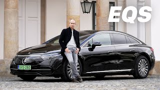 Mercedes EQS Na ez A LUXUS elektromos autó – Vezettem [upl. by Kroy738]