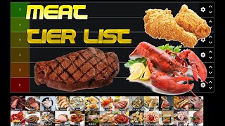 Meat Tier List [upl. by Artimed]