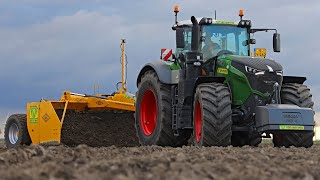 Shifting Soil  Fendt 1050 amp Bos leveller  Topcon laser levelling  Van Werven [upl. by Egwin]