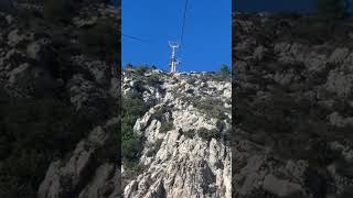 Teleferico Benalmadena Cable Car Trip Costa del Sol Malaga Spain in December 2023shorts [upl. by Aidnac]