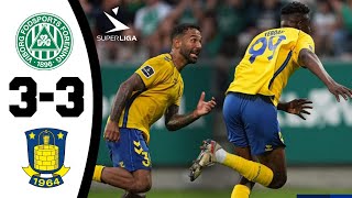 Highlights  Brøndby IF vs Viborg FF 33 3F Superliga [upl. by Okubo790]