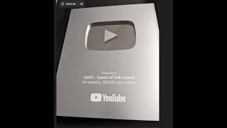 The Curse of Oak Island QoOI 100000 Subscriber Silver Button from YouTube91224 [upl. by Lahcear980]