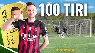 🎯⚽️ 100 TIRI CHALLENGE BELLA GIANDA ex MILAN  Quanti Goal Segnerà su 100 tiri [upl. by Claudell81]