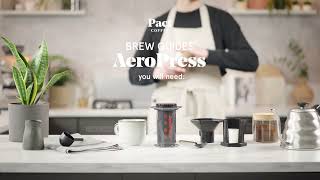 How to make coffee with an AeroPress  AeroPress Guide  Pact Coffee [upl. by Shulem]