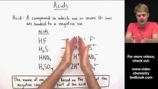 Naming Acids Introduction [upl. by Lisette51]