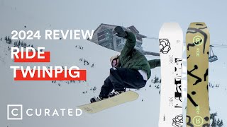 2024 Ride Twinpig Snowboard Review  Curated [upl. by Yrgoerg]