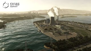 The Scale of Power Plants in Cities Skylines 2 is INCREDIBLE  Timelapse Build [upl. by Xenos]