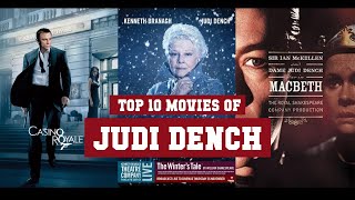 Judi Dench Top 10 Movies  Best 10 Movie of Judi Dench [upl. by Lilac]