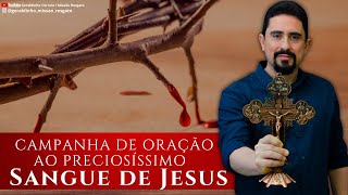 CAMPANHA DE ORAÇÃO AO PRECIOSÍSSIMO SANGUE DE JESUS I Palavra de Força e CoragemI Geraldinho Correia [upl. by Llenej]