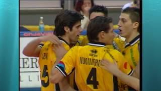 Volley M A1 Parma  Estense 4 Torri Ferrara 14 dicembre 2003 30 2927 2523 2826 [upl. by Alemac]