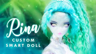 CLEAR SMART DOLL Rina the Jellyfish Ballerina • OOAK Custom Smart Doll [upl. by Carpenter]