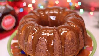 How to make a Delicious Almond Amaretto Pound Cake with Caramel Amaretto Sauce [upl. by Idelson]