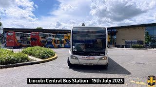 Buses at Lincoln Central 15072023 [upl. by Phail]