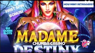 Madam Destiny Big Win First Spin Bonus Chumba Casino [upl. by Koffler]