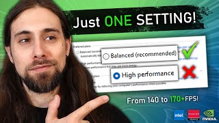 I just found out this ONE SETTING can LOWER your FPS so I did some Windows Benchmarks [upl. by Hahseram753]