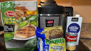 Instant pot cheaters chicken and noodles [upl. by Yerot]