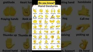 Hand gestureshand gestures meaning gesturehandgesturesign language [upl. by Lamrert]