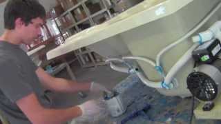 Whirlpool bath plumbing tutorial [upl. by Danczyk]