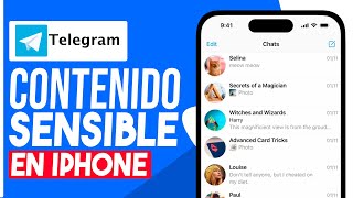 Telegram NO ME DEJA VER CONTENIDO SENSIBLE en iPhone SOLUCION [upl. by Amaras381]