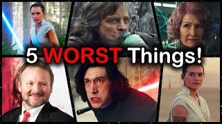 5 Worst Things About The Star Wars Sequels [upl. by Asirrac258]