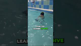 Mark has learned to dive 🏊‍♂️💦 autism pool motivation [upl. by Auqenehs]