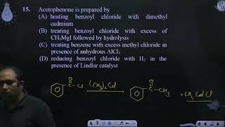 Acetophenone is prepared by [upl. by Nyltiac351]