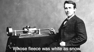 Newly Discovered Thomas Edison 1877 Phonograph Recording FULL VERSION [upl. by Tsnre]