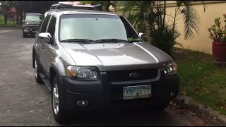 2004 Ford Escape GLS 4x2 Review Start Up In Depth Tour Engine Exhaust [upl. by Donela]