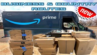 Day In The Life Of An Amazon Delivery Driver  BusinessCountry Routes Tips amp Tricks To Use In 2024 [upl. by Anerbas166]