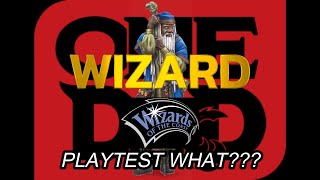 Wizard quotPlaytestquot 7 One DampD WOTC plays it safe [upl. by Eiuqram]