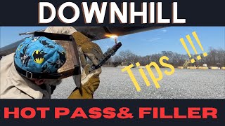 Downhill pipe welding hot pass and filler￼ [upl. by Foscalina315]