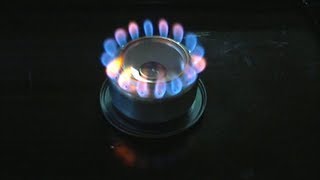 Penny Can Alcohol Stove  Quick How To and Lighting Demonstration Easy DIY [upl. by Kandy398]