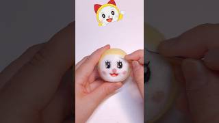 DIY Dorami Doraemon sis💛❤️🌸ドラミ doraemon 도라에몽 [upl. by Sewel]