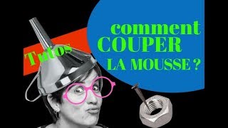 TAPISSIER ET RENOVER UN FAUTEUIL  COUPEZ LA MOUSSE AVEC UN  COUTEAU [upl. by Osterhus]