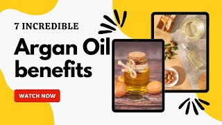 Health Benefits of Argan Oil 7 Incredible Benefits for Hair Beard Skin and More [upl. by Ecylla]