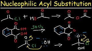 Nucleophilic Acyl Substitution Reaction Mechanism  Carboxylic Acid Derivatives Organic Chemistry [upl. by Nnov]