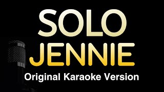 SOLO  JENNIE Karaoke Songs With Lyrics  Original Key [upl. by Annair31]